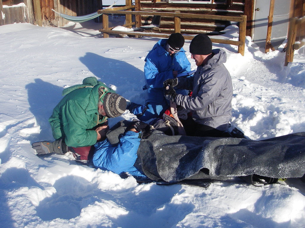 WMI Wilderness First Responder (WFR) in action