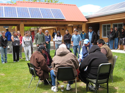 NOLS staff and students sent off with a blessing