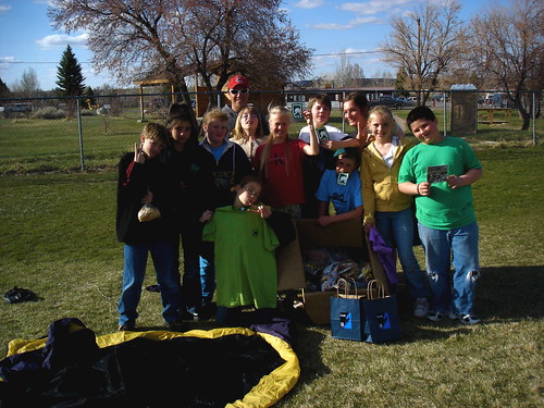 Smiles from local students