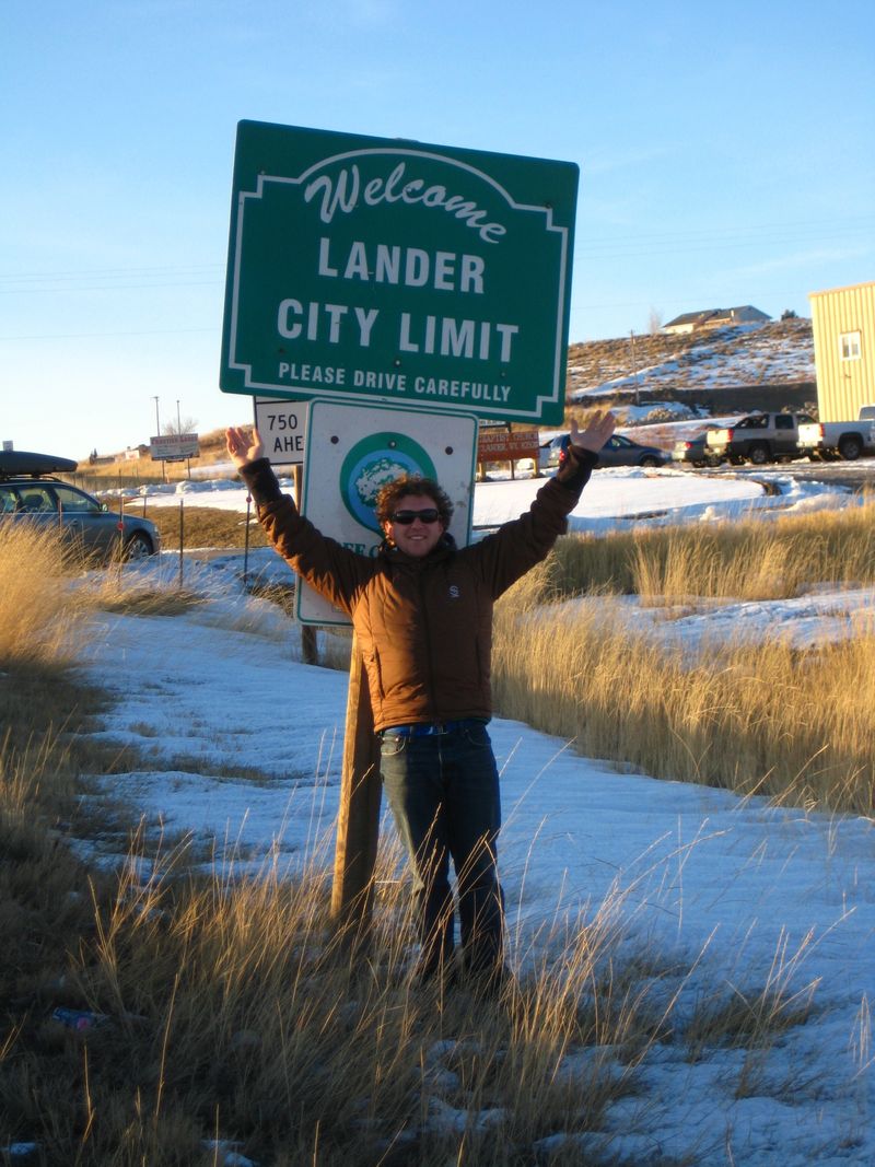 Paul Ronto lands in Lander! Paul Ronto lands in Lander!