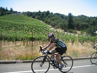 Daniella Biking at Vineman Daniella Biking at Vineman