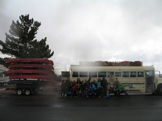 A rainy but excited departure! A rainy but excited departure!