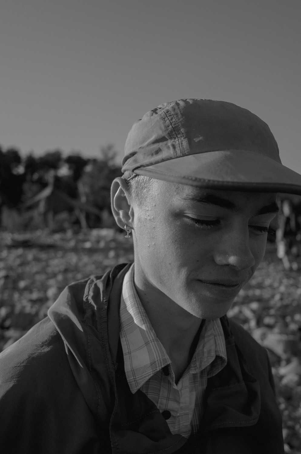 Close-up of a person