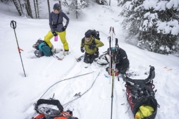Winter camping Photo by Cy Whitling Courtsey of Teton Valley News