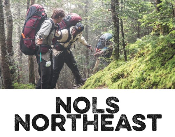 students practice teamwork while backpacking in the Adirondacks in a LOCALadk article on NOLS Northeast