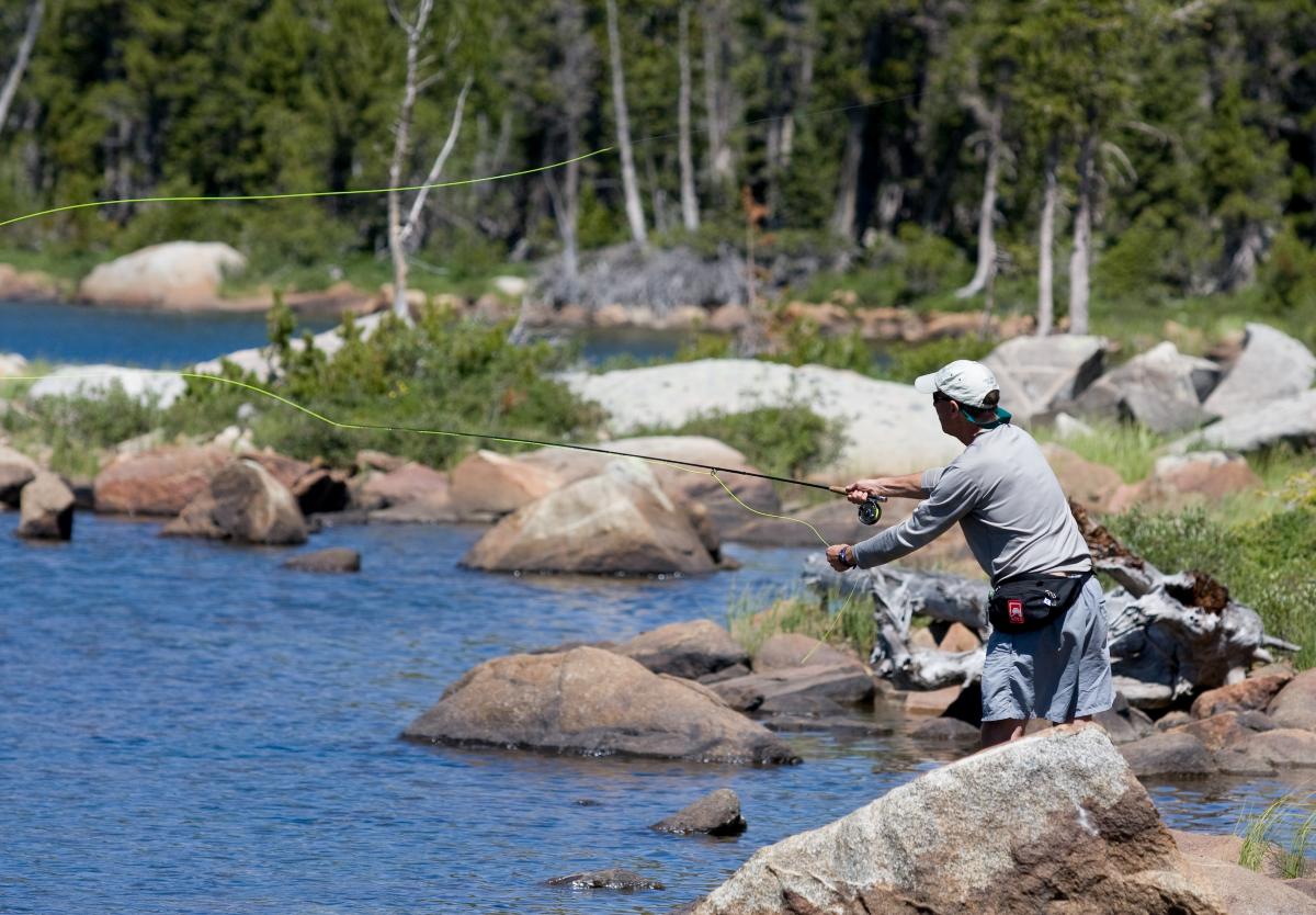 Fishing at NOLS Rocky Mountain