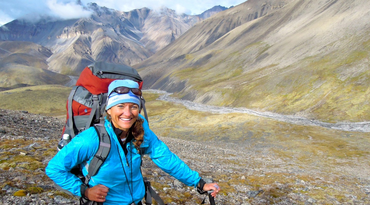 Shelli in the Brooks Range