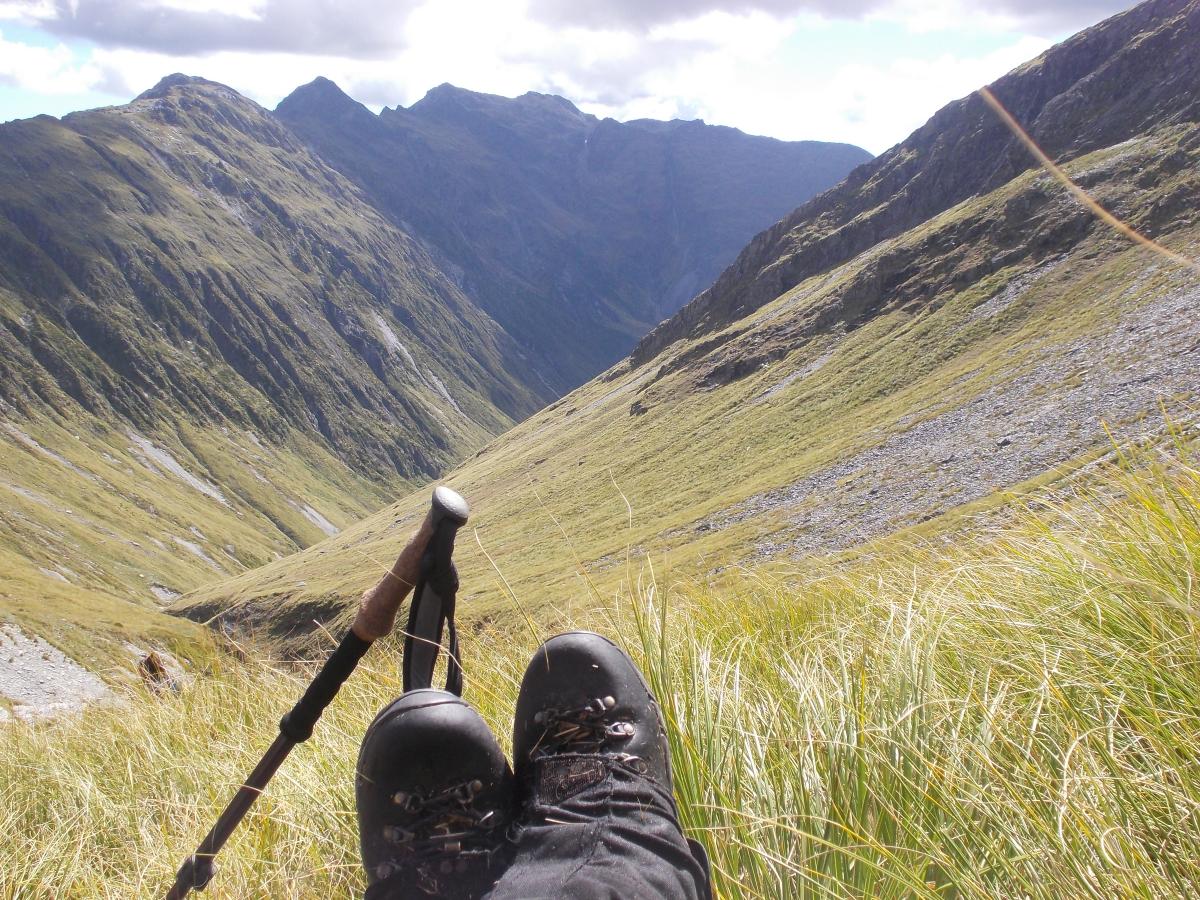 Relaxing at NOLS New Zealand