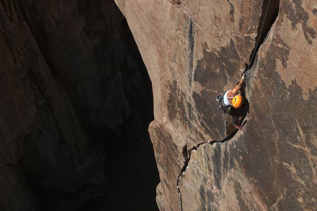david_anderson_rm.jpg__655x5000_q70_subject_location-2192,902_subsampling-2 (1) Student rock climbing in Wyoming's Fremont Canyon.